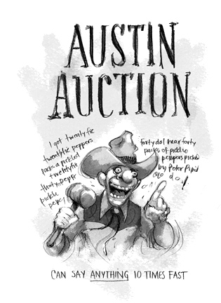 Austin Auction: Can say anything 10 times fast.